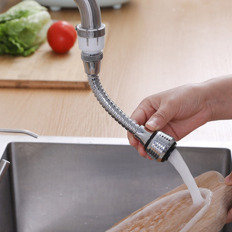 READY STOCK!!!Water Nozzle Faucet Splash-Proof Decompression Tank Extension Stainless Steel Pressurization Multi Purpose