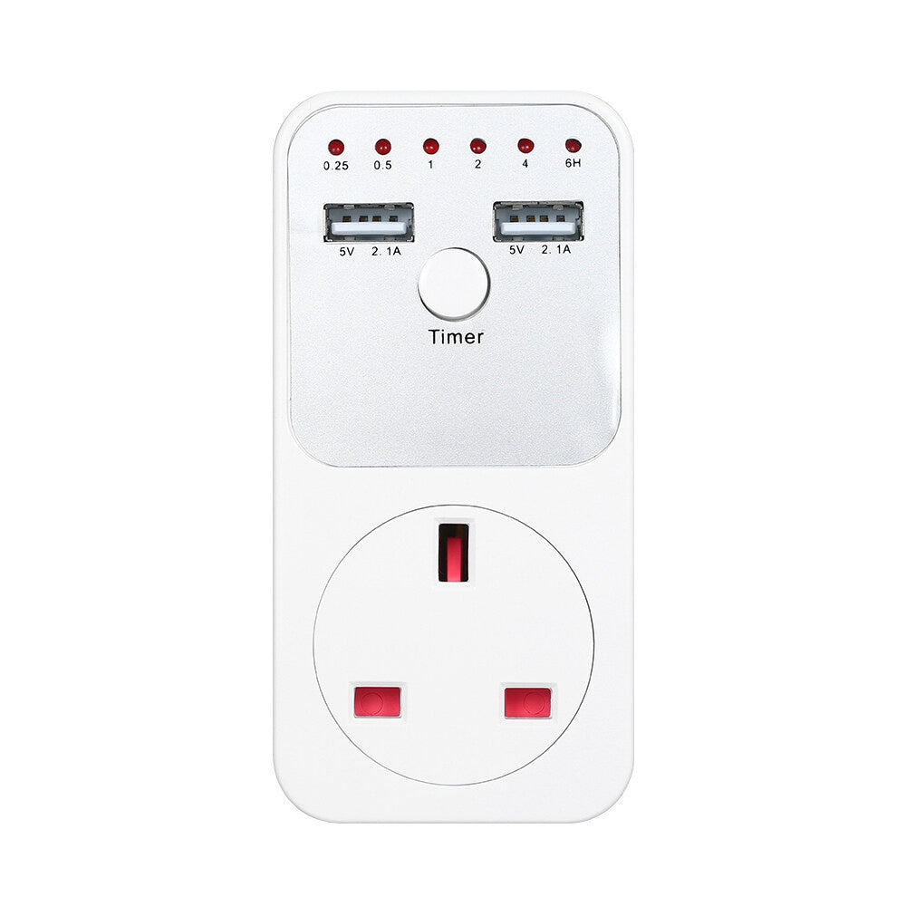 READY STOCK‼️ Countdown Timer Socket Plug-in Switch Pengawal Masa Suis Automatik Untuk Peralatan Elektrik 插座式倒计时定时器