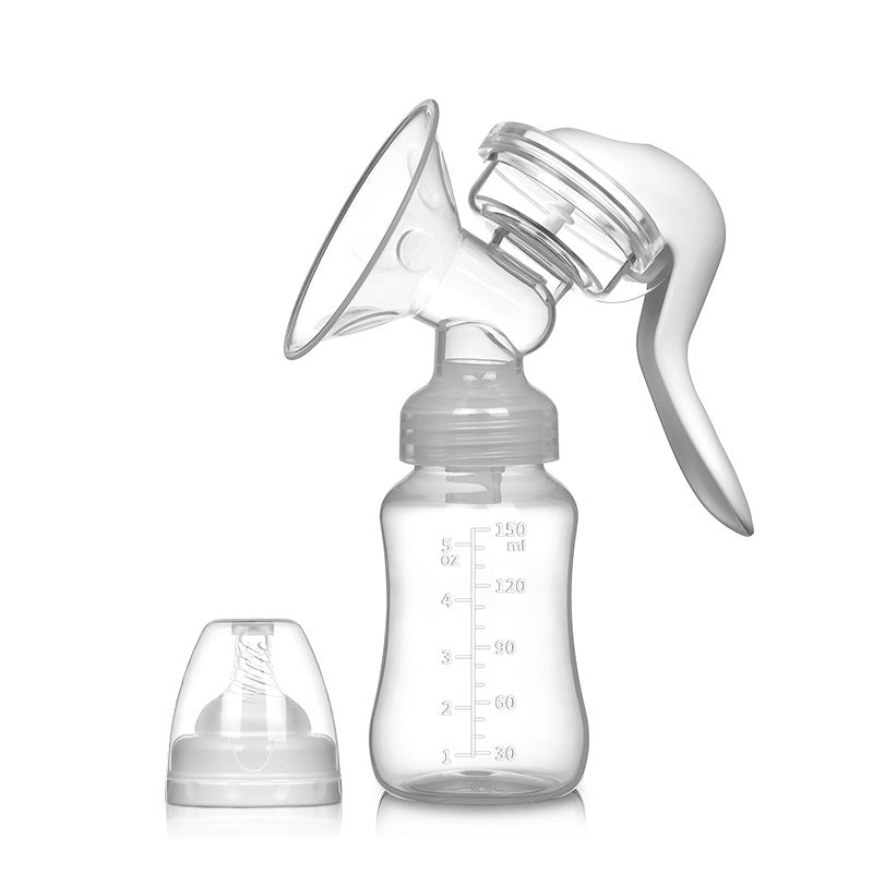 READY STOCK!! Breast Pump Manual Milk Pam Susu Baby Breastpump  Nipple Puting Teat 150ml Feeding Bottles BPA Free 手动吸奶器