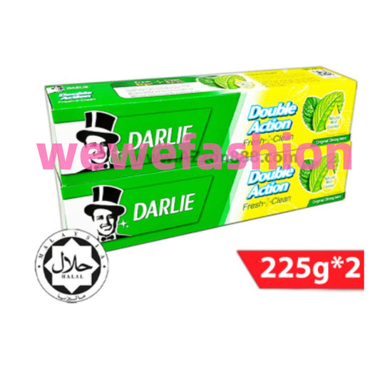 Darlie Toothpaste Value Pack 2in1 ( 225g X 2pcs ) 100% Original Genuine Darlie Product Ubat Gigi Darlie 黑人牙膏