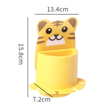 READY STOCK!!! Toothbrush hook self adhensives holder multifunction wall mirror glass 卡通壁挂式牙刷架 卫浴无痕粘胶牙刷挂架