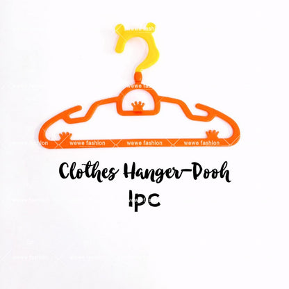 READY STOCKS!!!Mickey Kitty Pooh Cartoon Baby Kids Plastic Clothes Hanger卡通衣挂
