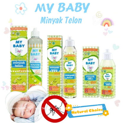 READY STOCK!!!Minyak Telon Plus My Baby Mybaby Natural Eucalyptus 60/90/150 ml