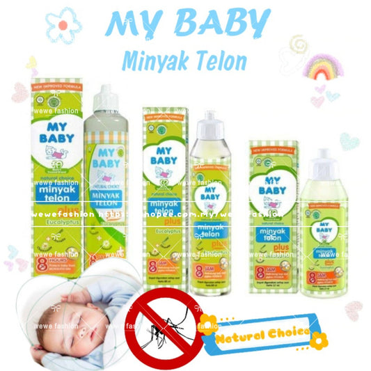 READY STOCK!!!Minyak Telon Plus My Baby Mybaby Natural Eucalyptus 60/90/150 ml