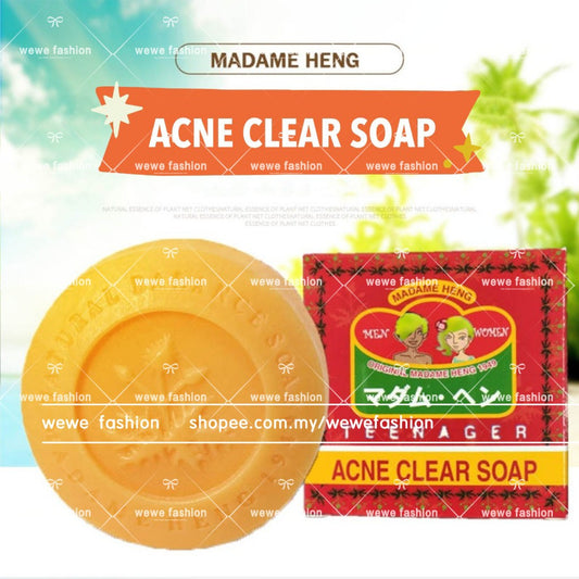 READY STOCK!!!! Madame Heng Merry Bell Original Acne Soap Thai Herbal Soap 160g 阿嘛肥皂 Original Thailand