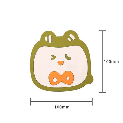 READY STOCK!!!Silicone Heat Insulation Pad Cartoon Cup Mat Anti-scalding Anti-skid Coaster Milk Coffee Cup Mats隔热垫