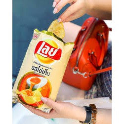 READY STOCK!!!Lay's Snack KFC Wingz Zabb🍗 Cheese Pizza /Salted Egg/Hot Chili Squid [46g/48g/50g] Original THAILAND