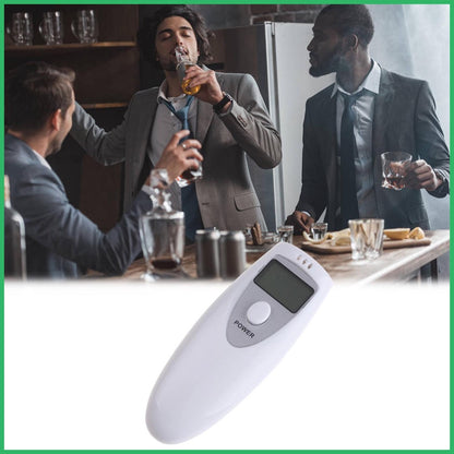 Ready Stock!!! Breathalyzer Digital Alcohol Tester Accuracy with LCD Display Screen Portable Breath Alcohol Tester