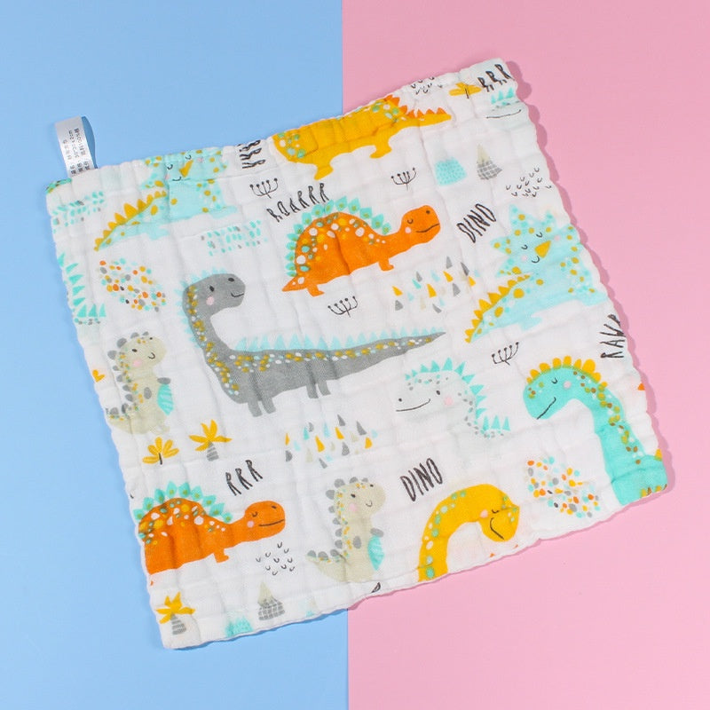 READY STOCK!!!! 6 Layers Baby Handkerchief Infant Towel Newborn Face Bath Towel Cotton Bib Bayi Sapu tangan