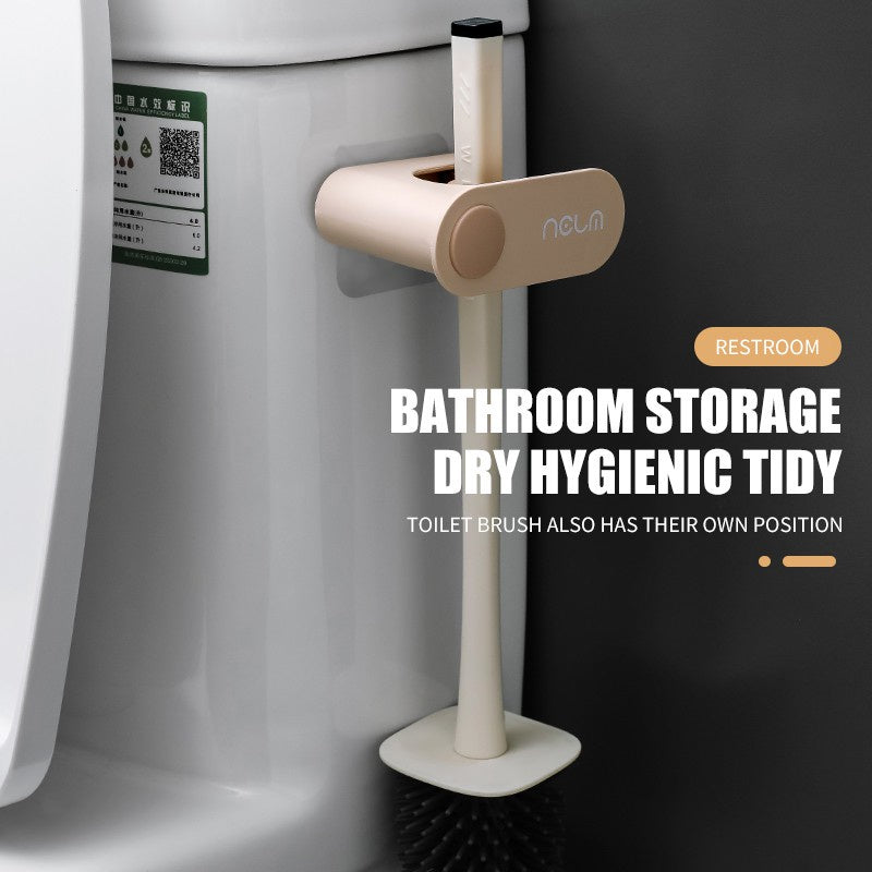 READY STOCK!!! Non-Marking Mop Holder | Wall-Mounted Punch-Free Mop Clip | Household Bathroom Storage Hook 免打孔拖把架