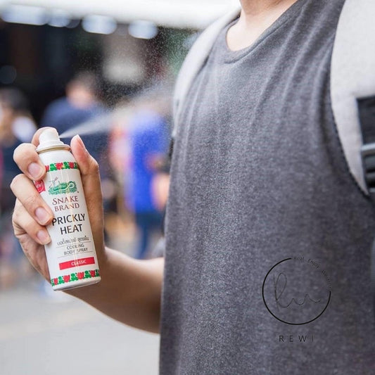 READY STOCK!!! Thailand Snake Brand Cooling Body Spray 泰国蛇牌降溫喷雾