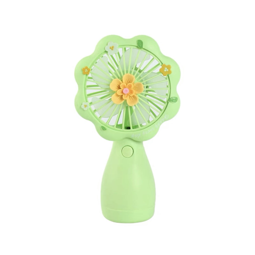 READY STOCK‼️ Mini Portable Clip Fan | USB Rechargeable | Cute Cartoon Desk & Handheld Fan 迷你便携式风扇