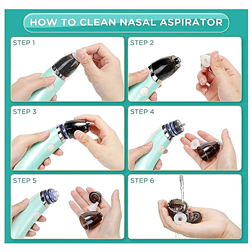 READY STOCK!!Nasal Aspirator 【5 Speeds】Baby Electric Baby Nasal Care Penyedut Hingus Baby Nose Suction