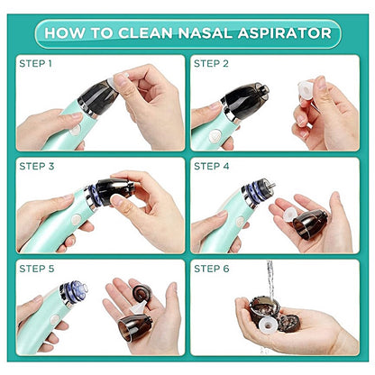 READY STOCK!!Nasal Aspirator 【5 Speeds】Baby Electric Baby Nasal Care Penyedut Hingus Baby Nose Suction
