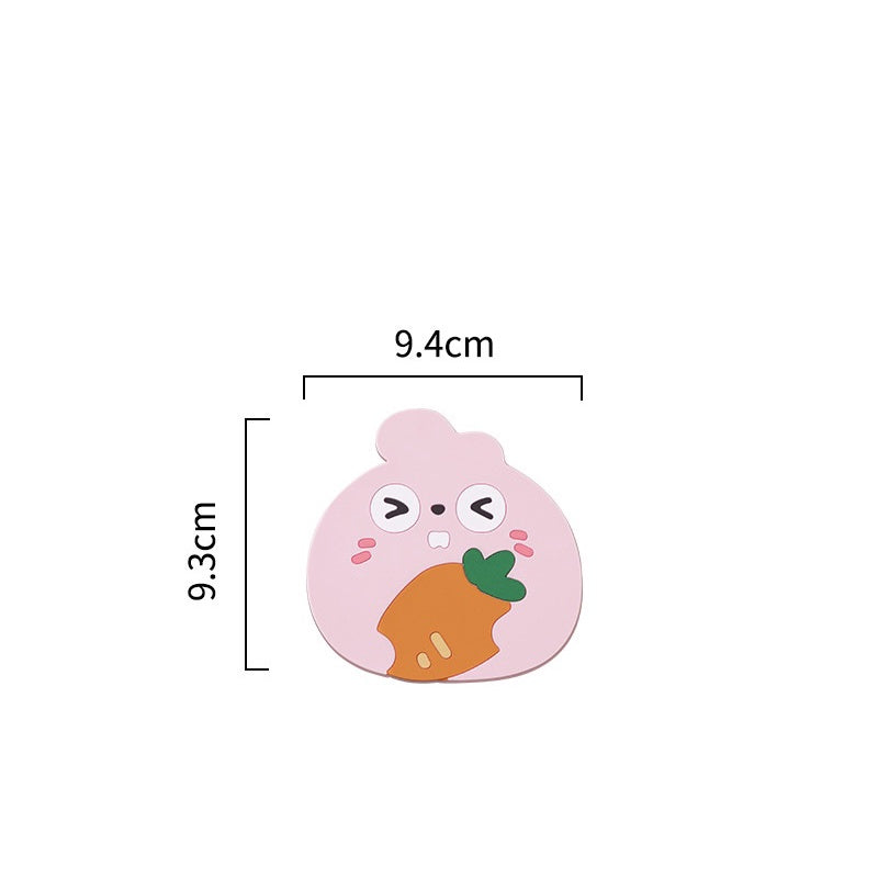 READY STOCK!!!Silicone Heat Insulation Pad Cartoon Cup Mat Anti-scalding Anti-skid Coaster Milk Coffee Cup Mats隔热垫
