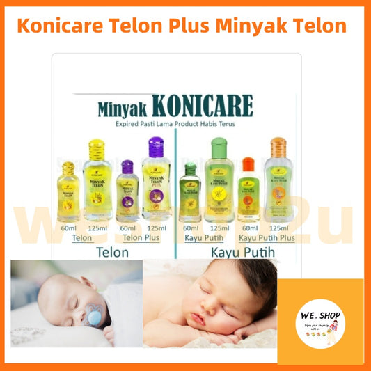 Ready Stock!!! Konicare Telon Plus Minyak Telon 30ml 60ml 125ml Telon Oil Body Massage Minyak Urut Minyak Bayi