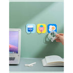 READY STOCK!!!Multi-Function Organ Shape Hook Kitchen/Bathroom Wall Hanging Without Trace Racks