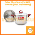 Zebra 22cm Sauce Pot With Steamer [55th Anniversary]
