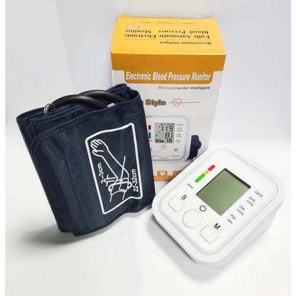 Blood Pressure Monitor Automatic Voice Function Digital LCD Arm BP Cuff Measuring Tekanan Darah Sphygmomanometer