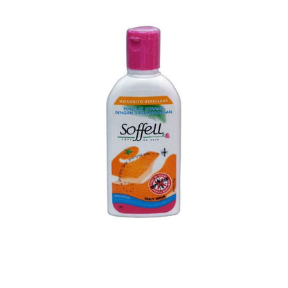 READY STOCK!!! Soffell Mosquito Repellent Lotion 60g | Anti-Mosquito  3 Scents Orange, Apple, Geranium Flower Soffell 驱蚊