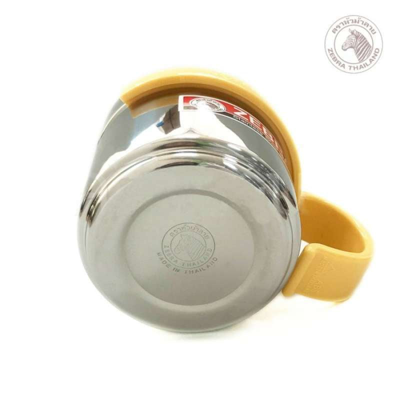 READY STOCK!!!Gelas Cangkir Anak Kids Warna Cute Cup Stainless Steel Double Wall Cup Zebra 112036 Baru Promo