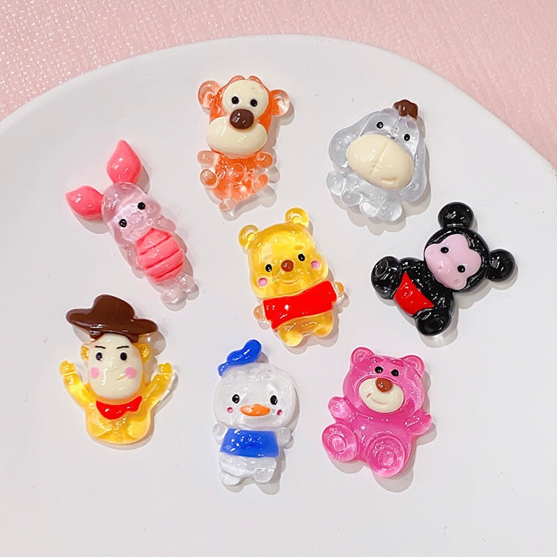 READY STOCK!!!Hole shoes decorative buckle accessories shoes flower buckle cute cartoon pattern garden shoe accessories