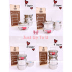 READY STOCK!!!(100% Original) Zebra Thailand Stainless Steel 2/3/4/5 Layer Food Carrier (16cm)