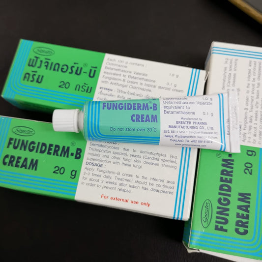 Thailand Fungiderm b 10g Fungiderm Cream Untuk Panau Gatai Thailand Fungiderm b Cream Siam Fungiderm-b Cream