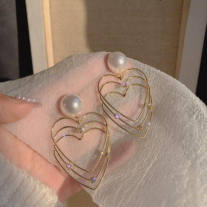 READY STOCK!!!2020 New Fashion Bear Drop Earrings Korean Alloy Cartoons Earring for Women