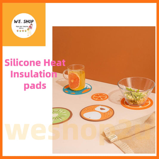 READY STOCK!!!Silicone Heat Insulation Pad Cartoon Cup Mat Anti-scalding Anti-skid Coaster Milk Coffee Cup Mats隔热垫