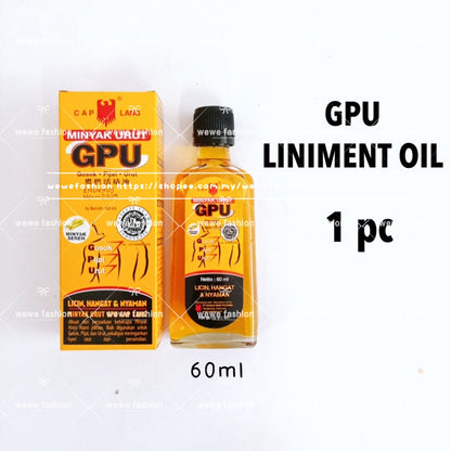 READY STOCK!!!Minyak Krim Urut GPU Cap Lang MINYAK SEREH KRIM GOSOK PIJAT 30ml/60ml/60g/150g/250g