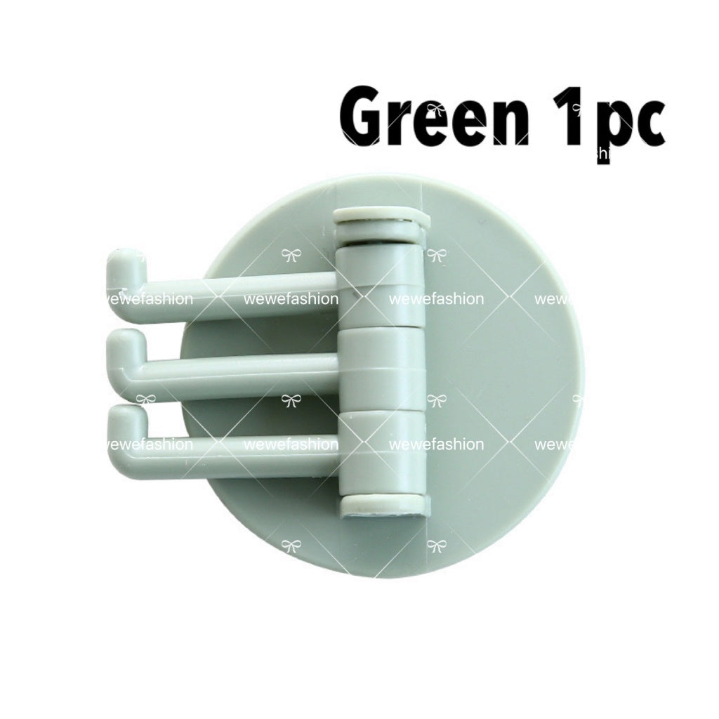 READY STOCK!!!Multi-Function Organ Shape Hook Kitchen/Bathroom Wall Hanging Without Trace Racks