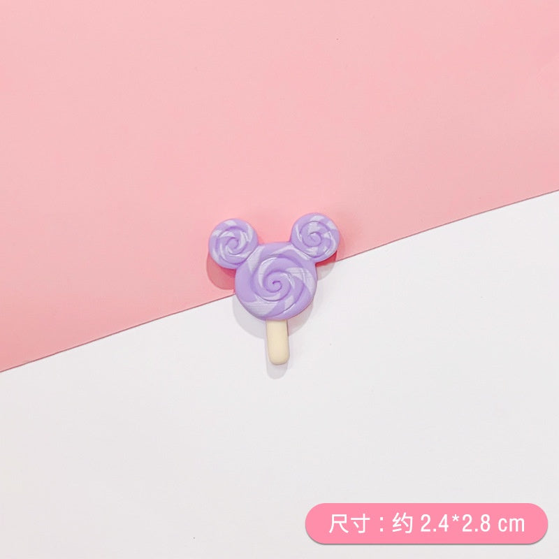 READY STOCK!!!Hole shoes decorative buckle accessories shoes flower buckle cute cartoon pattern garden shoe accessories