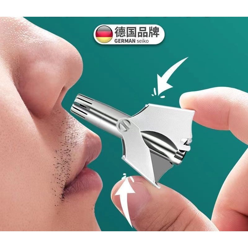 READY STOCK!!! Stainless Steel Nose Hair Trimmer | Gunting Bulu Hidung | Clipper Cutter Shaver 不锈钢鼻毛修剪器