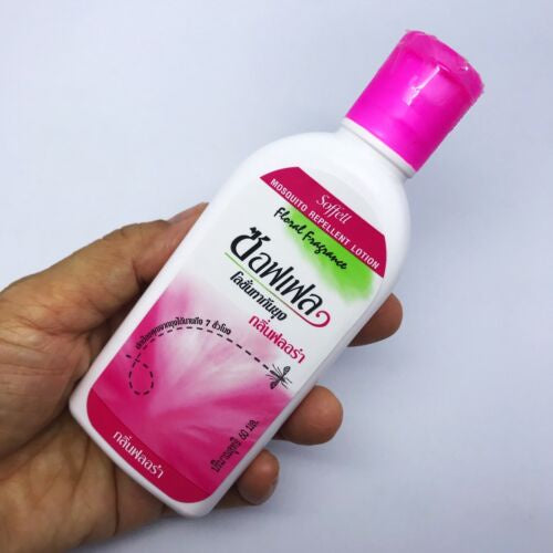 READY STOCK!!! Soffell Mosquito Repellent Lotion 60g | Anti-Mosquito  3 Scents Orange, Apple, Geranium Flower Soffell 驱蚊