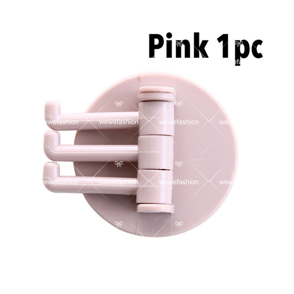 READY STOCK!!!Multi-Function Organ Shape Hook Kitchen/Bathroom Wall Hanging Without Trace Racks