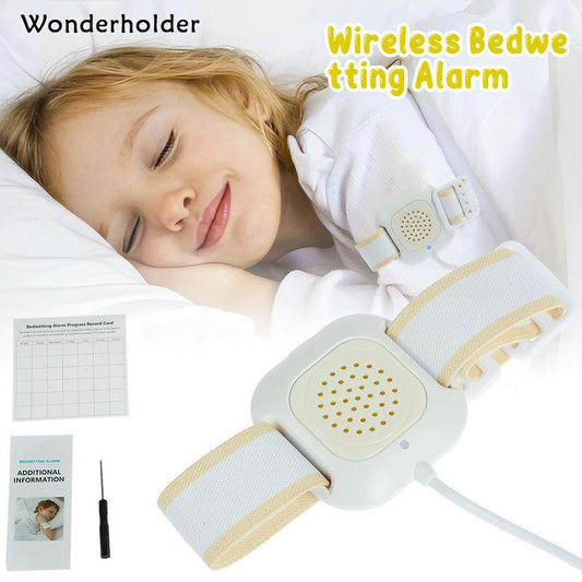 READY STOCK!!! Bedwetting Alarm Children Bedwetting Monitor Arm Wear Moisture Sensor Bed Wetting Alarm Sound Light
