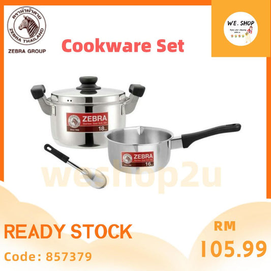 READY STOCK!!!Zebra THAILAND Happy Series ll Cookware Set