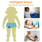 READY STOCK!!! Bedwetting Alarm Children Bedwetting Monitor Arm Wear Moisture Sensor Bed Wetting Alarm Sound Light