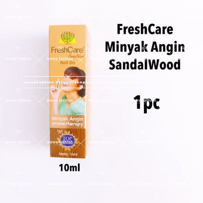 READY STOCK!!!ORIGINAL Minyak Angin Fresh Care Roll On AROMATHERAPY 10ML