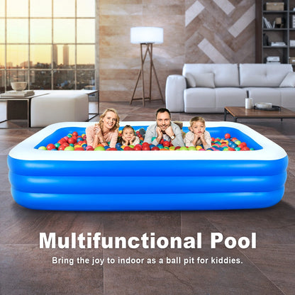 READY STOCK!!! Inflatable Swimming Pool | Large Family & Kids Pool | Durable & Easy Setup 充气游泳池
