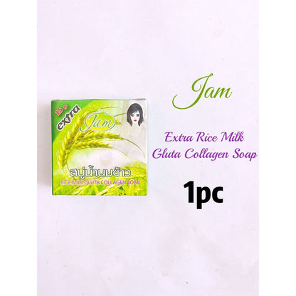 READY STOCK!!!JAM SABUN KUNYIT TURMERIC/SHEEP MILK/COCONUT/EXTRA RICE MILK GLUTA COLLAGEN SOAP 15GRAM ORIGINAL THAILAND