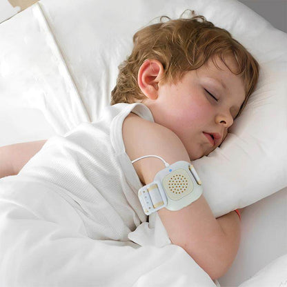 READY STOCK!!! Bedwetting Alarm Children Bedwetting Monitor Arm Wear Moisture Sensor Bed Wetting Alarm Sound Light