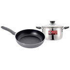 READY STOCK!!! 100% Original THAILAND Zebra Cesar Cook 3PCS Cookware Set, Stainless Steel