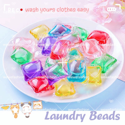 READY STOCK!!!Laundry Gel Beads Magic Washing Cleaner Lasting Liquid Condensate Bead  Lasting Fragrance Perfume【1pc】