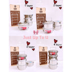 READY STOCK!!!100% Original from THAILAND Zebra Stainless Steel [14cm x 4] Food Carrier/Smart Lock