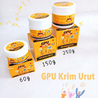READY STOCK!!!Minyak Krim Urut GPU Cap Lang MINYAK SEREH KRIM GOSOK PIJAT 30ml/60ml/60g/150g/250g