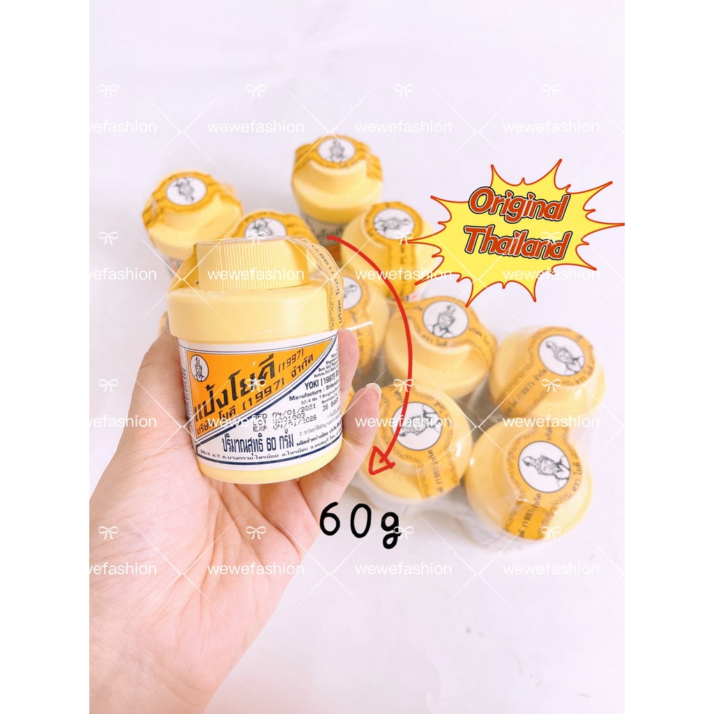 Ready Stock!!!Yoki [1997] Powder ITCH POWDER&BABY RASH, BEDAK GATAL DAN RUAM BAYI YOKI RADIANT 60g 热痱/痒粉/婴儿疹