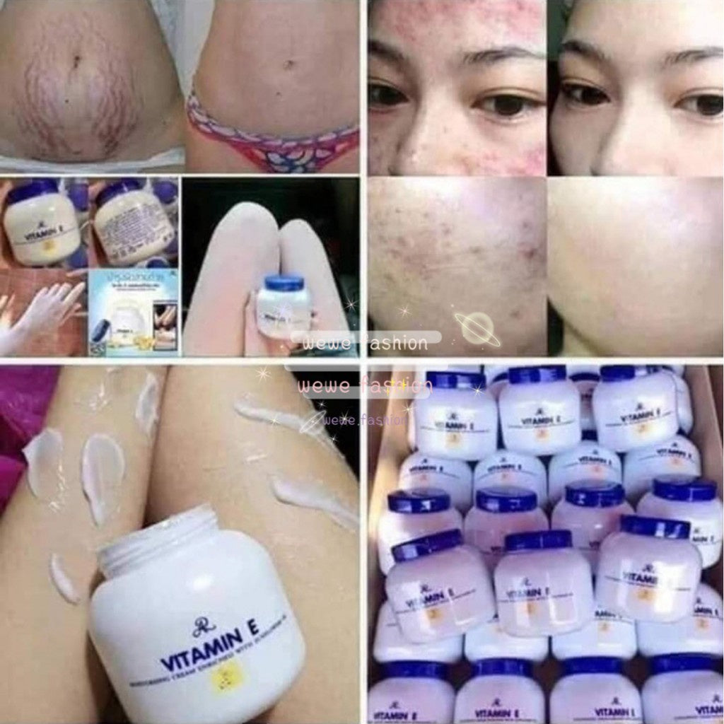 READY STOCK!!!AR Vitamin E Sun Protect Q10 Plus/Mouitirising Body Cream 200g Sunscreen Sun Protect Original Thailand