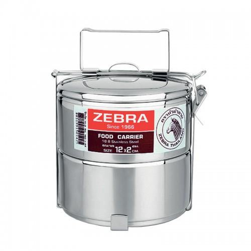READY STOCK!!! Zebra Food Carrier 12cm x  2 / 3 Layer Original THAILAND